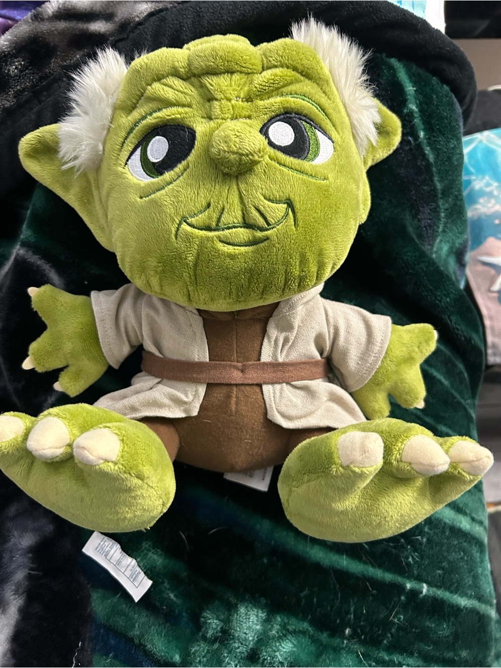 Disney Parks Big Fret Green Yoda Plush - Soft - Picture 2 of 6